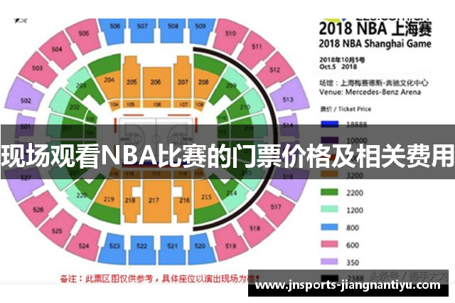 现场观看NBA比赛的门票价格及相关费用
